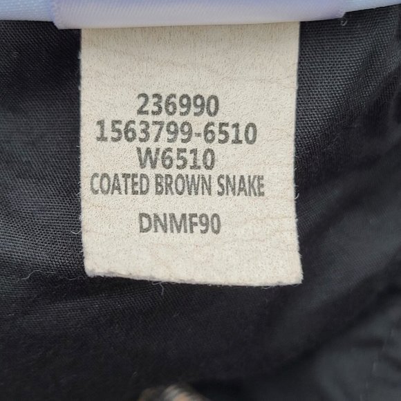 Paige Hoxton Ultra Skinny Coated Brown Snakeskin Jeans Size 27 NWOT - Picture 12 of 12